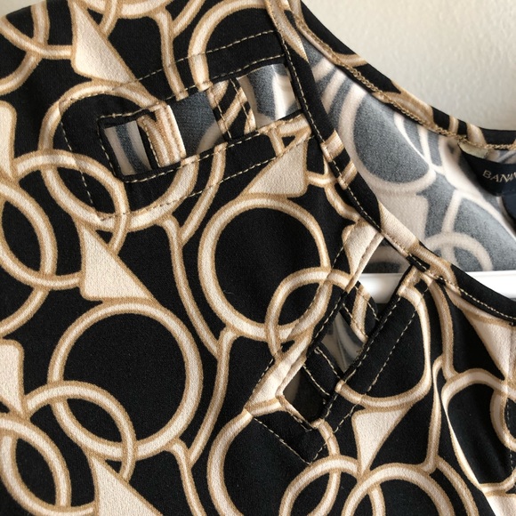 Banana Republic | Black & Gold Cocktail Dress 👗 - Picture 6 of 8